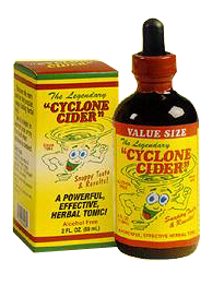 cyclone cider bottle display